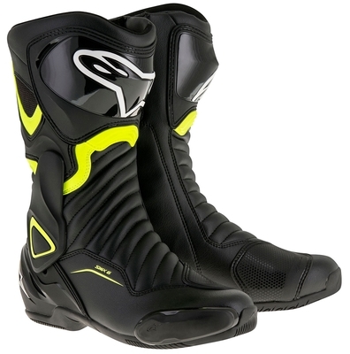 BOTTE ALPINESTARS SMX-6 V2 NOIR JAUNE FLUO