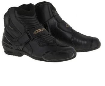 Demi-bottes Alpinestars Stella SMX-1 R Noir Or