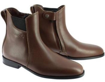 Bottines moto Soubirac Split Marron CE