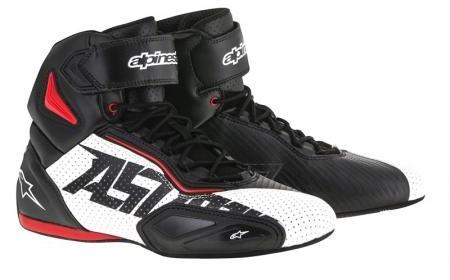 Baskets Alpinestars Faster 2 Vented Noir Blanc Rouge Baskets Alpinestars Faster