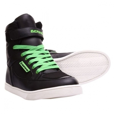 Chaussures moto Bering Jungle Noir Vert