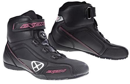 Baskets Ixon Lady Assault Noir Blanc Fuchsia