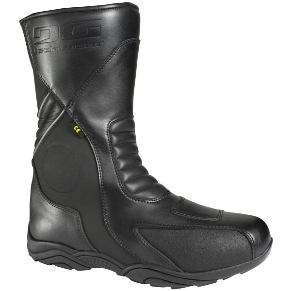 Botte moto dg techwear laredo noir étanche