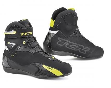Baskets TCX Rush Waterproof Noir Jaune Fluo
