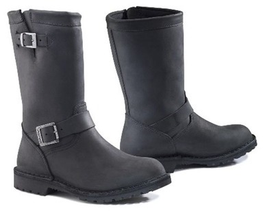 Botte moto forma dakota cuir huilé étanche