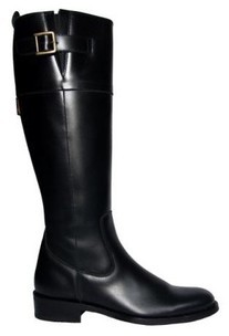 Bottes cavalières cuir noir