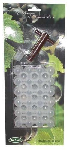 Bouchon en plastique Pratic x40 + tire-bouchon