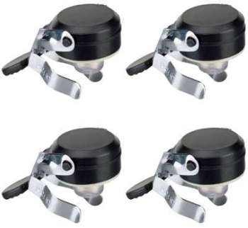Bouchon à champagne noir, lot de 4 unités LIVRAISO