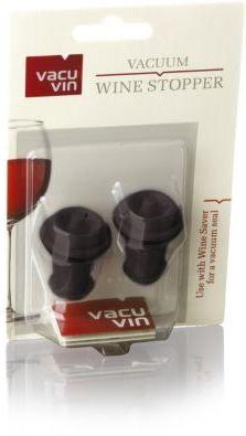 Bouchon Vacuvin Brun lot de 2