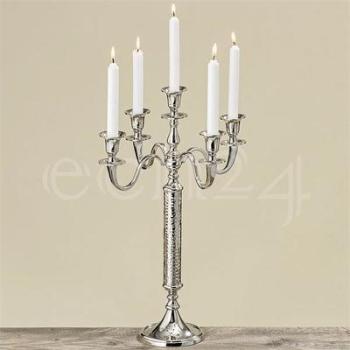 Chandelier Callie à 5 flammes 55cm en alu Chandelier Callie à 5 flammes