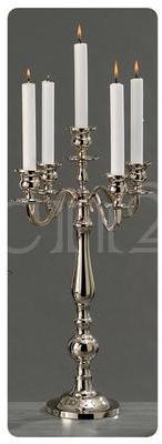 Chandelier à 5 branches chromè de 50 cm Chandelier à 5 branches chromè