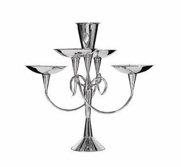 Chandelier Matthew Boulton III - chrome/laiton/ast