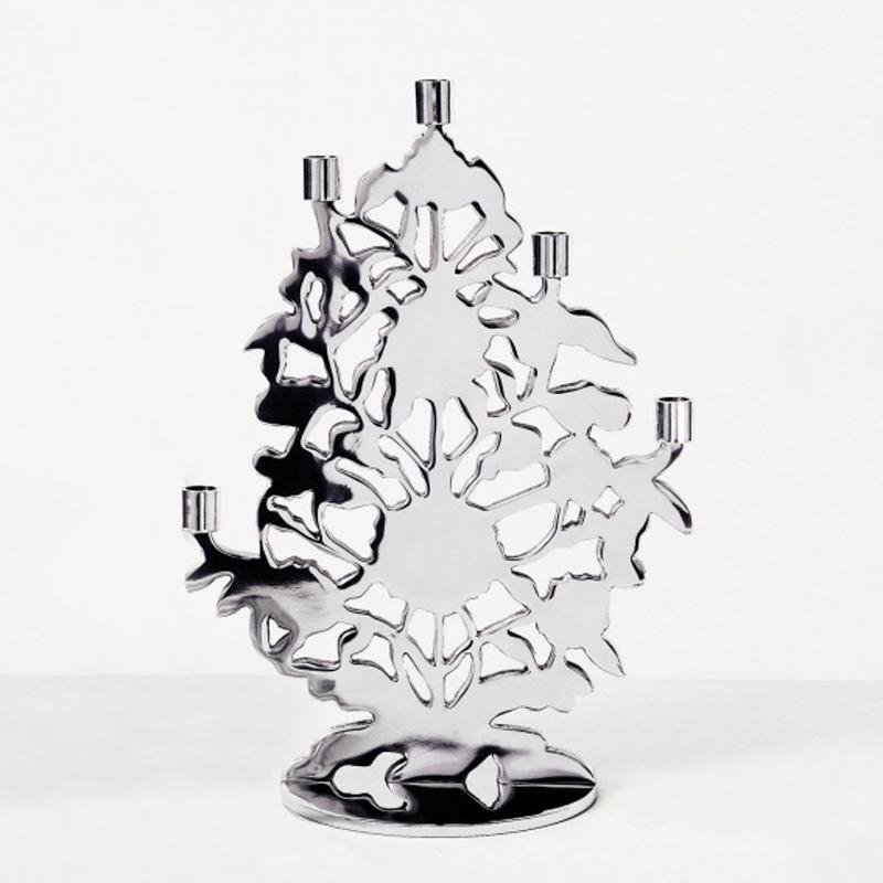 Xochicalco - Chandelier - Pièce unique - argent/al