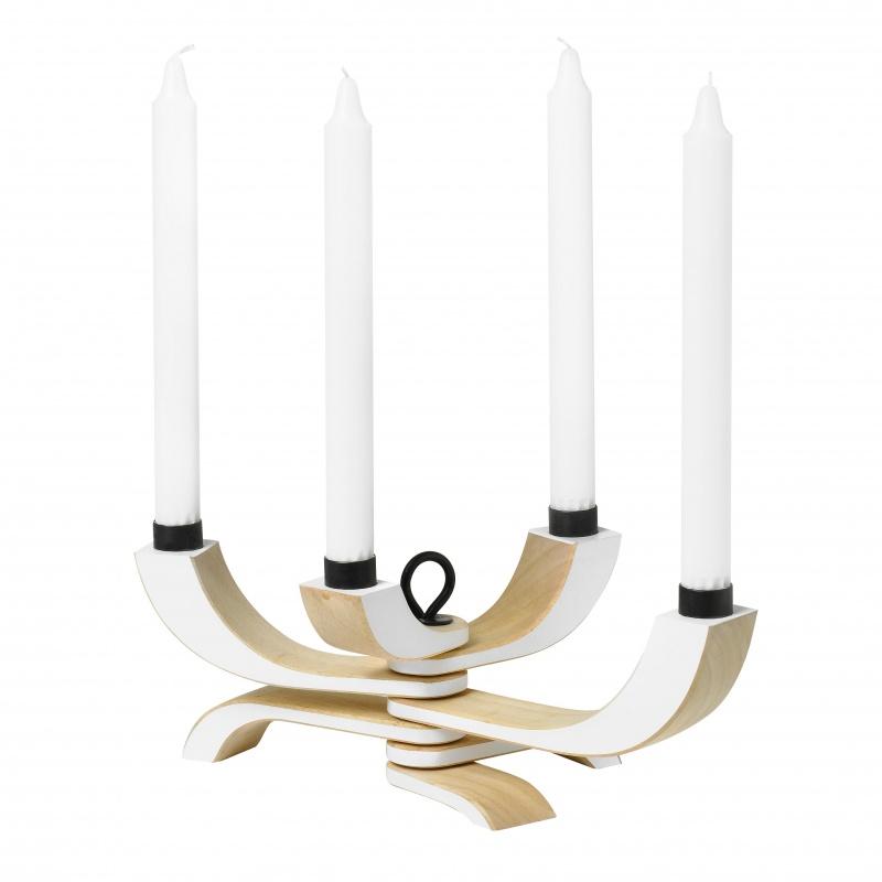 Nordic Light - Chandelier 4 branches - blanc