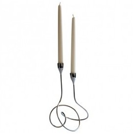 Bougeoir loop satin Black and Blum