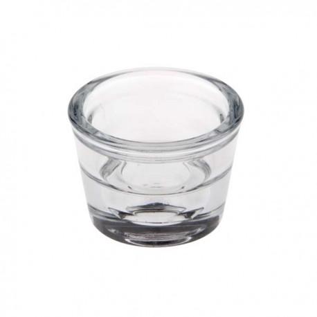 Bougeoir en verre transparent Deux en Un pour ch