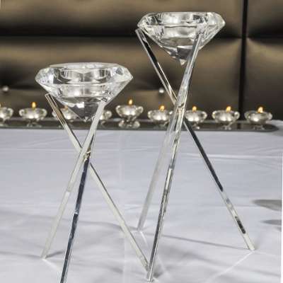 Bougeoir Diamant sur pied
