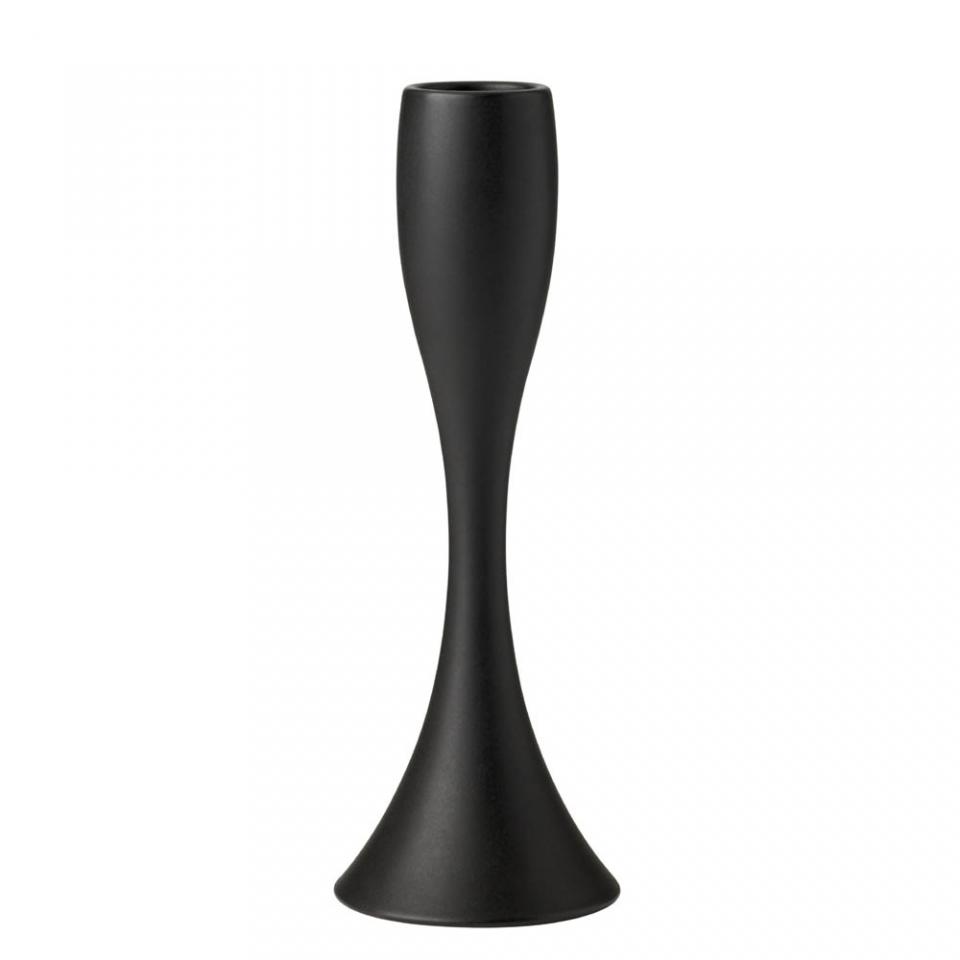 REFLECTION, Bougeoir noir mat 17 cm, Stelton