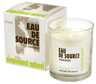 Bougie parfumée eau de source