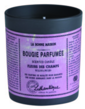 Bougie ronde parfumée aux Fleurs des Champs - 160g