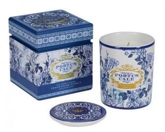 Bougie Parfumée avec Céramique Bleue Portus Cale