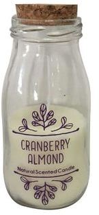 Bougie parfum cranberry & amande Milk (D.6xH.12.3c