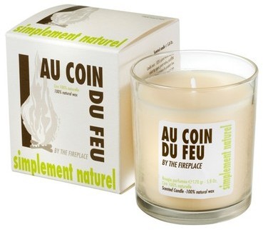 Bougie parfumée au coin du feu