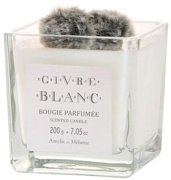 Bougie carrée parfumée Givre Blanc - 200 gr