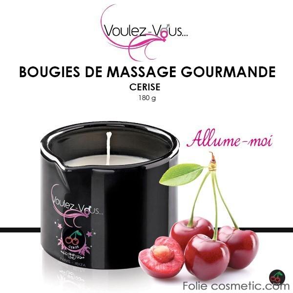 Voulez-Vous - Bougie de massage gourmande - Cerise