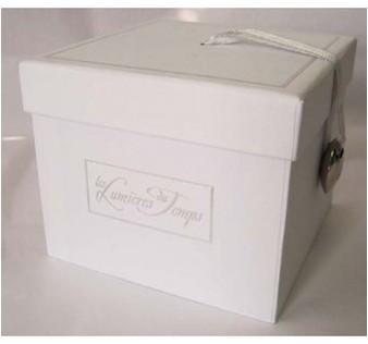 Bougie carrée Luxe Secret de Lumières du Temps