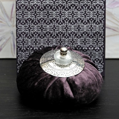 Presse-papier Aumonière précieuse - ambre D 12 cm