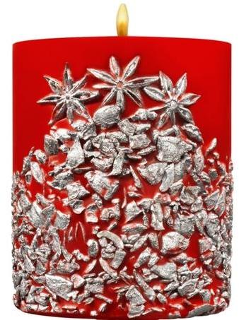 Bougie de Noël Argent