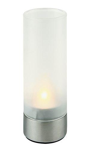 Lampe-Bougie Verre de Satin Set à 2