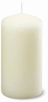 Bougie Cylindrique Ivoire - Bolsius - 130mm - 6 Pièces Bougie Cylindrique Ivoire