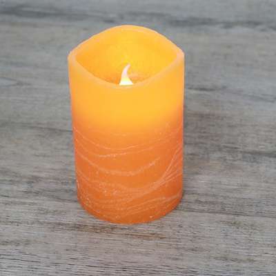 Bougie LED Rustique Orange Bougie LED Rustique Orange