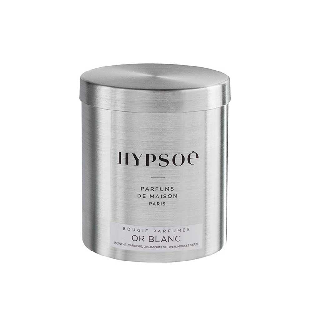 Hypsoe - Bougie métal Or blanc Hypsoé - bougie par