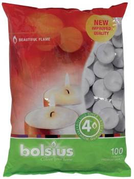 Bougies Chauffe-Plat - 4 heures - 100 Pièces