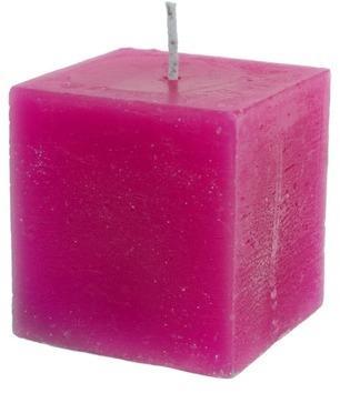 Bougie carrée - Fuchsia