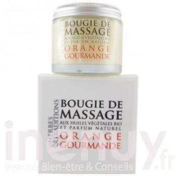 Bougie de massage naturelle - Orange Gourmande Bougie de massage naturelle