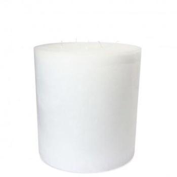 Bougie dIntérieur Blanche 5 Mèches Diam 23 x 25 c