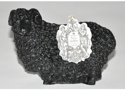 Bougie Mouton Noir Brillant