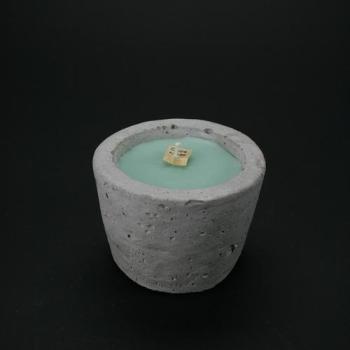 Pot bougie verte à la verveine 10cm - Pot - Volute Pot bougie verte à la verveine