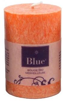 Petite Bougie cylindre Orange en stéarine 100 végétale Petite Bougie cylindre Orange