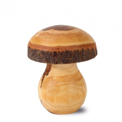 Champignon en bois décoratif, 7 cm