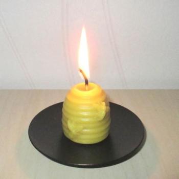 Bougie en cire dabeille ruche