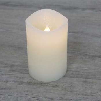 Bougie LED Rustique Ivoire