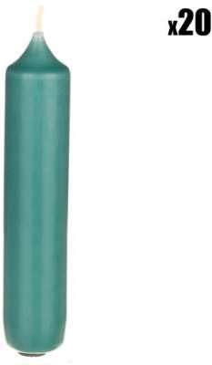 Sempre - 20 Bougies à Chandelle turquoise - 10 6x1 Sempre - 20 Bougies à Chandelle