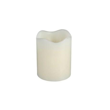 Bougie LED blanche avec minuteur