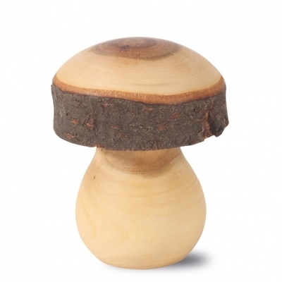 Champignon en bois décoratif, 8 cm