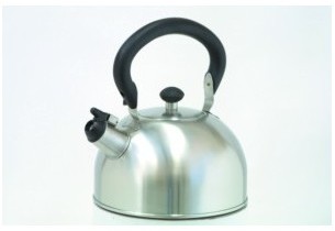 Lot de 2 Bouilloire sifflante inox induction 1,5 l